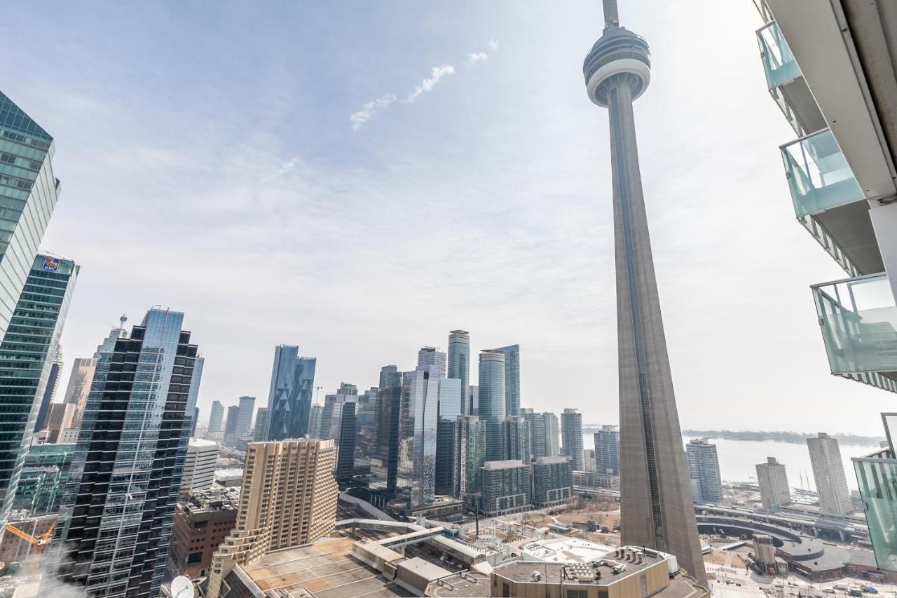 Stylish 1Br + Office Condo - Cn Tower View Торонто Экстерьер фото