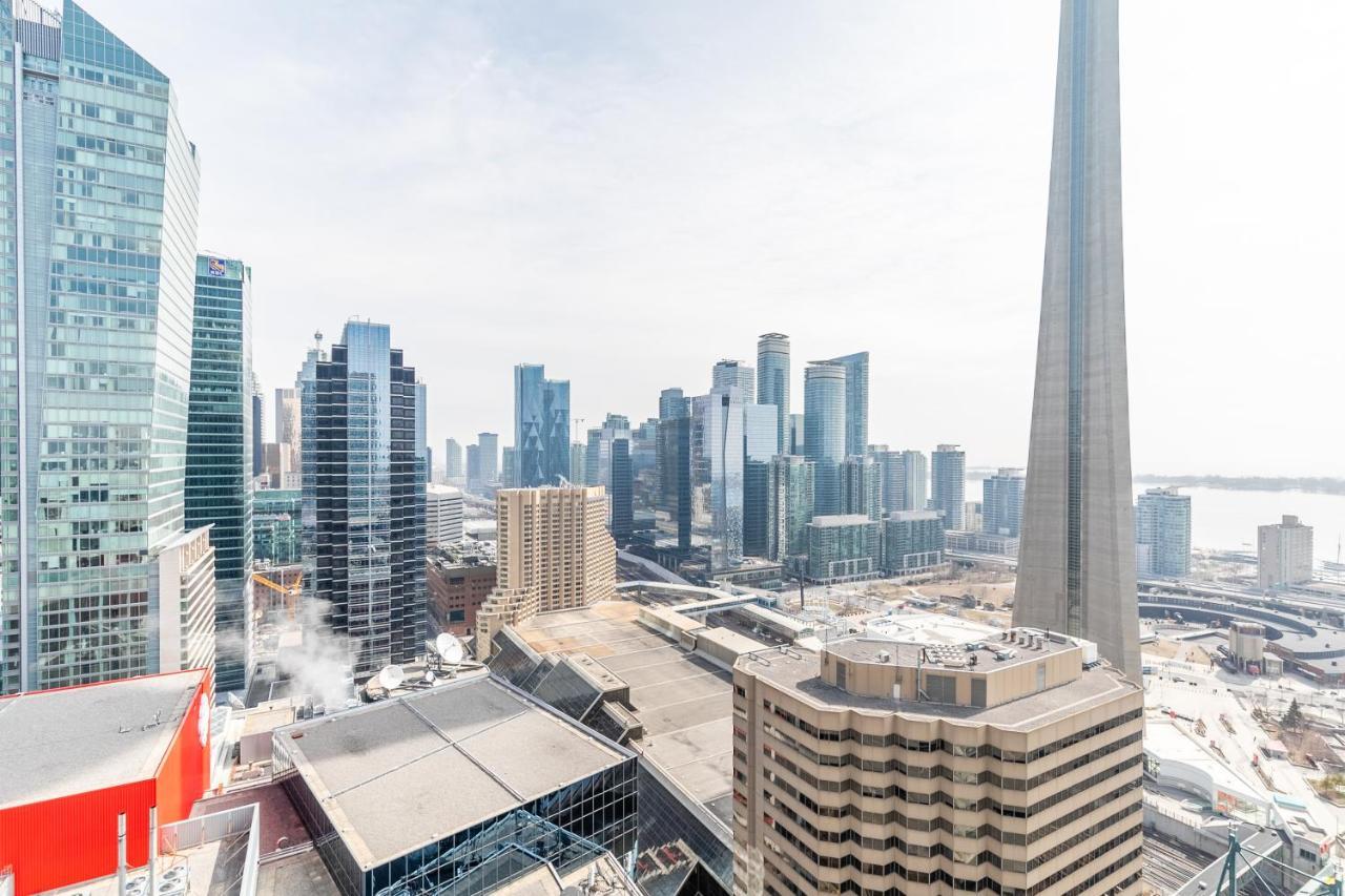 Stylish 1Br + Office Condo - Cn Tower View Торонто Экстерьер фото